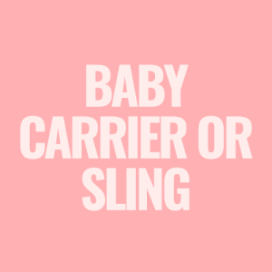 Baby Carrier/Sling