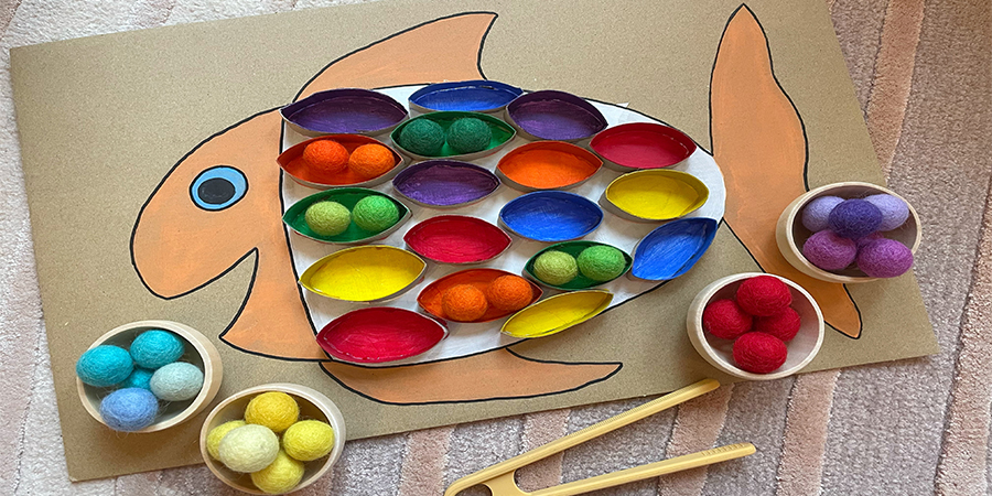 Fish Colour Sorting Activity | Nanny Anita | My Baba