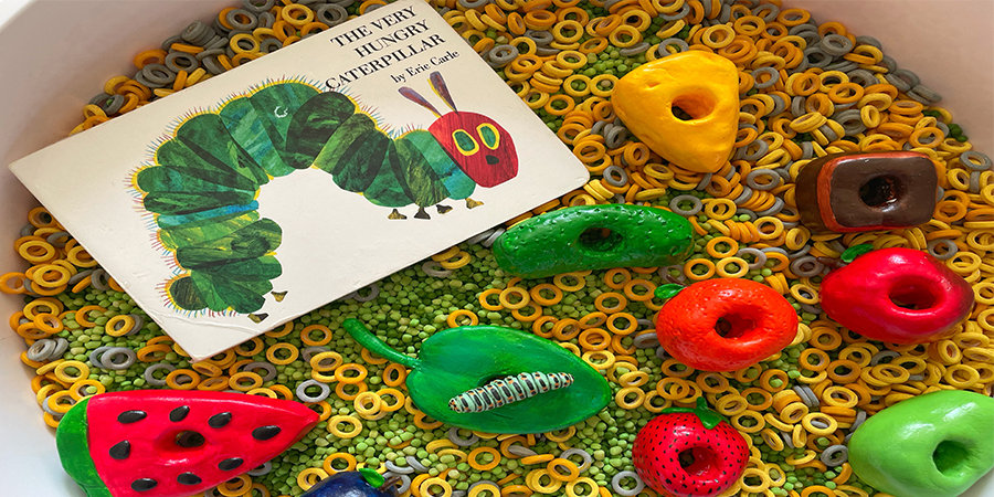 Hungry Caterpillar Sensory Tray