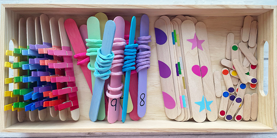 4 craft stick activities