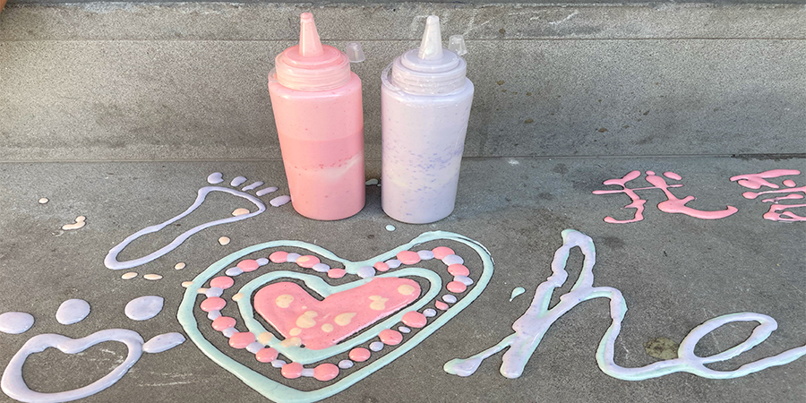 puffy chalk paint